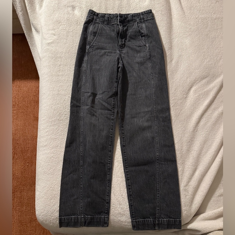 Madewell tapered denim trouser